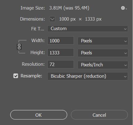 How to Reduce image size in photoshop