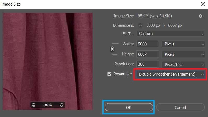 how to resize image in photoshop