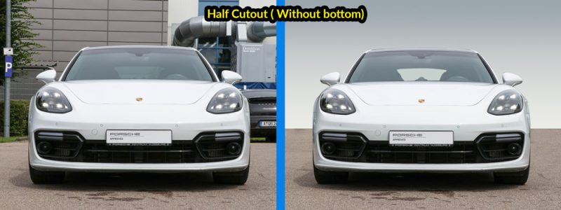 Car Images half cutout without bottom