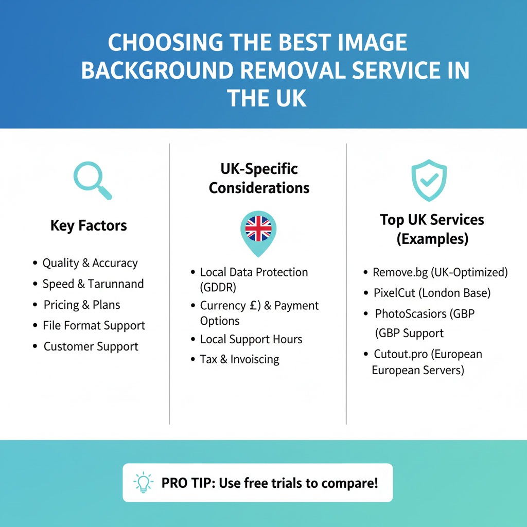 Choosing the Best Image Background Removal Service in the UK